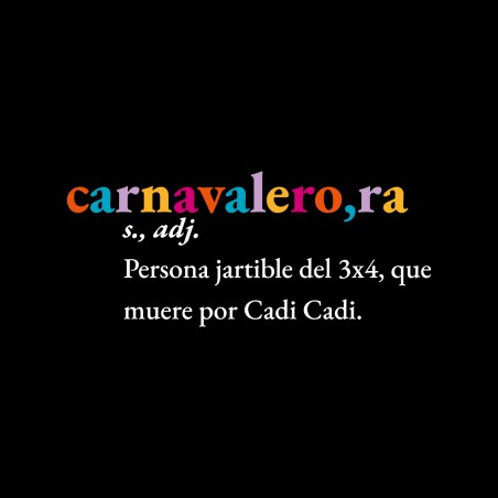 CAMISETA Carnavalero